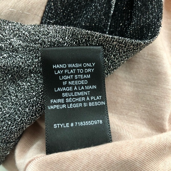 REBECCA TAYLOR METTALIC RUCHED DRESS S - Picture 5 of 5